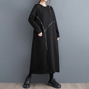 アートライン ブラック ワンピース 60015