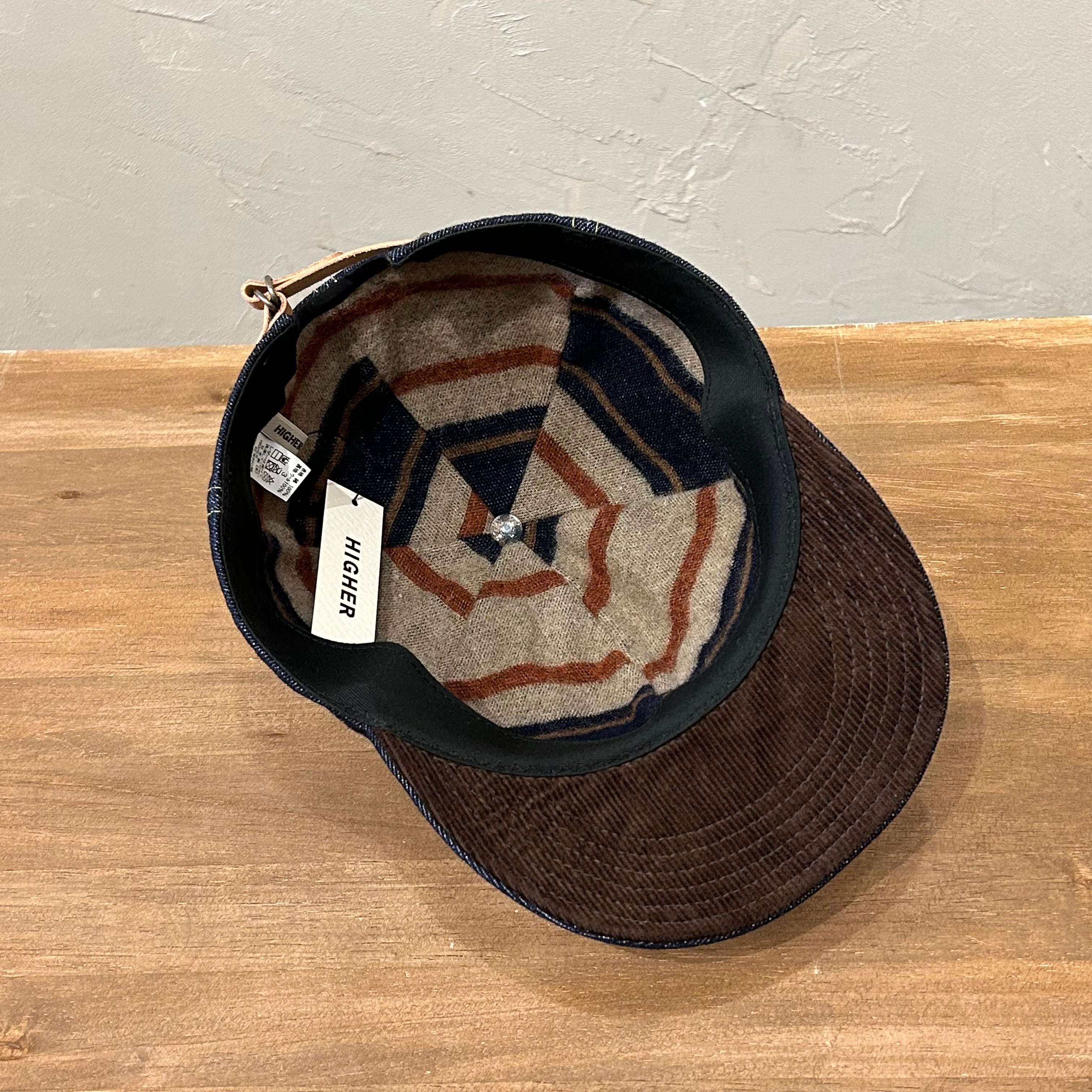 HIGHER DENIM × BLANKET LINING CAP | MYHAT (マイハット) 帽子屋