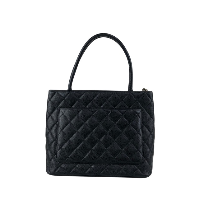 CHANEL シャネル ハンドバッグ ブラック ココマーク キャビアスキン トートバッグ vintage ヴィンテージ オールド c6sifv