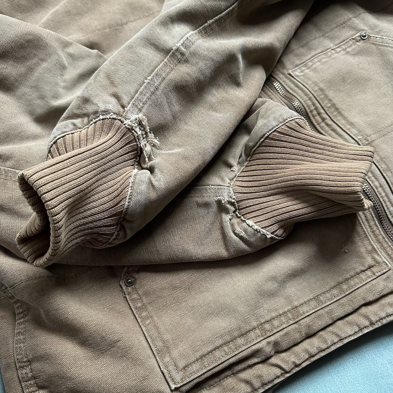 Carhartt カーハート ダック地 ワークジャケット ブラウン 2XL 古着
