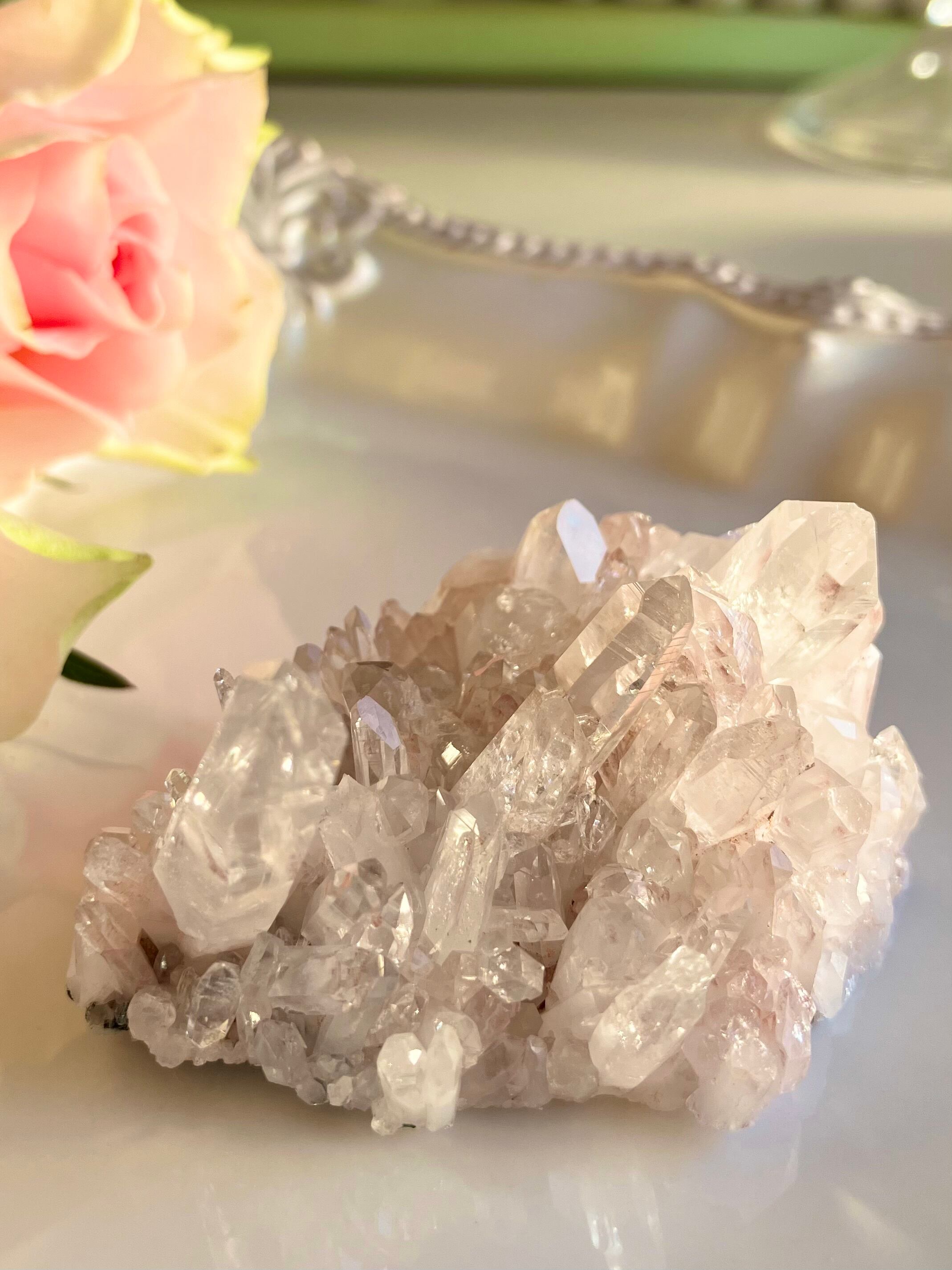 ピンクレムリアンクラスターfromコロンビア | Crystal Lilly