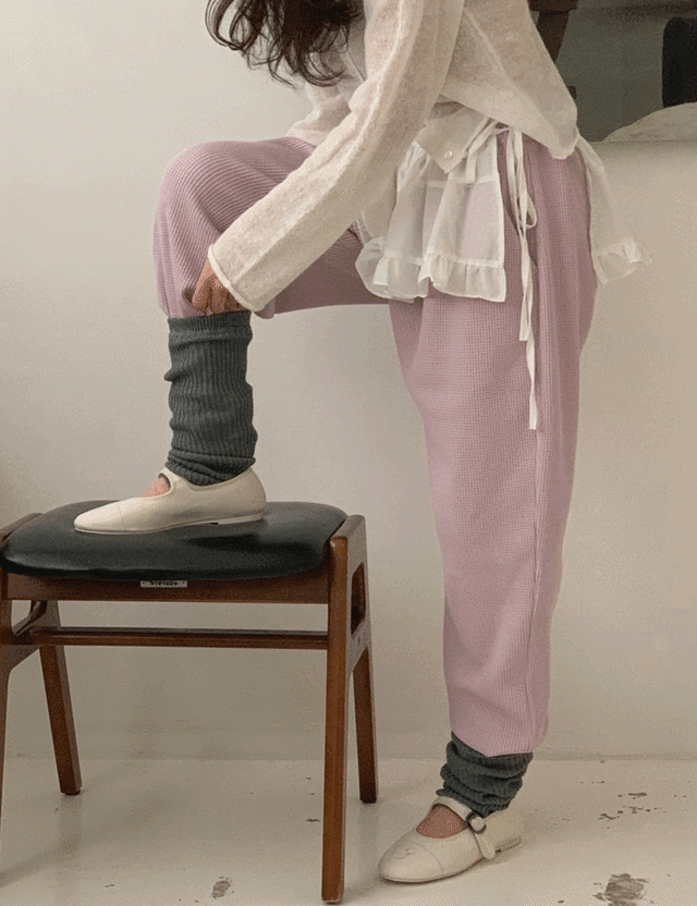 【25ss】Waffle Jogger Pants_ 3colors