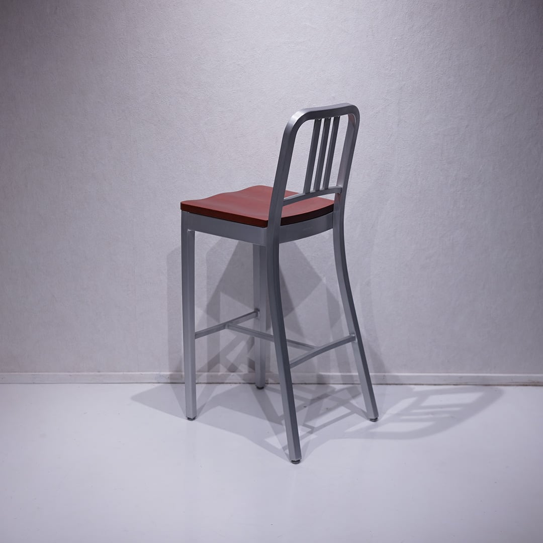 Emeco 1104 Navy Stool / Wilton C. Dinges 名作 エメコ ネイビー