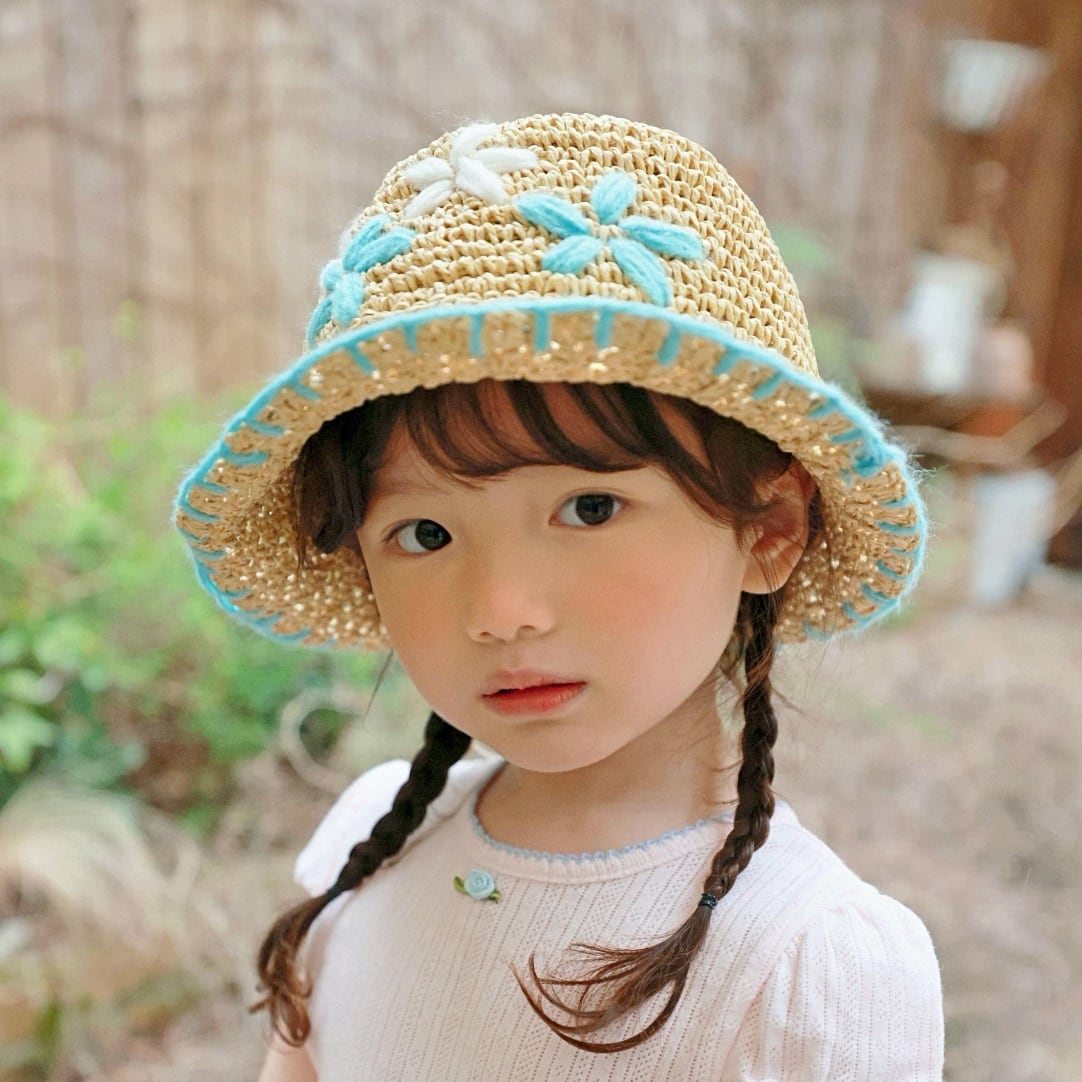 «sold out»«Mardi Amber» ブルーミングサマーハット 2colors