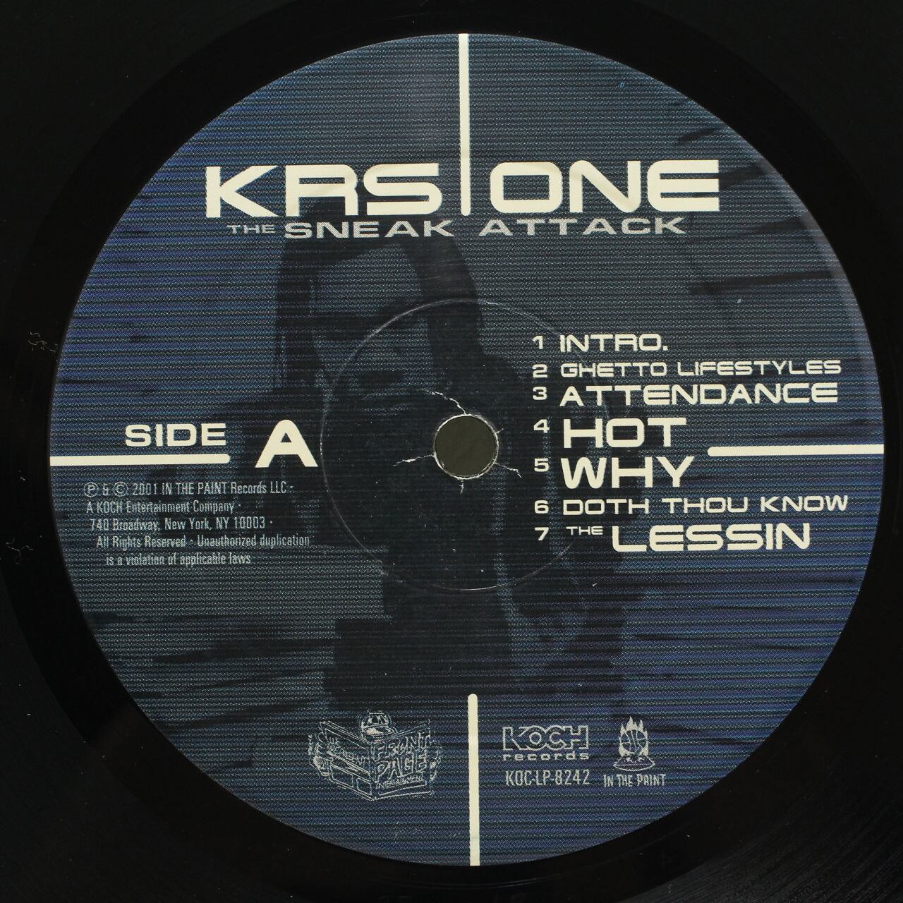 KRS-One / The Sneak Attack [KOC-LP-8242] - 画像3