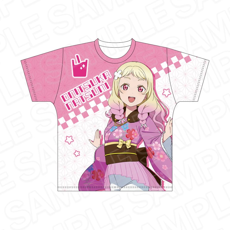 ラブライブ!スーパースター!! フルグラフィックTシャツ 鬼塚夏美 和風