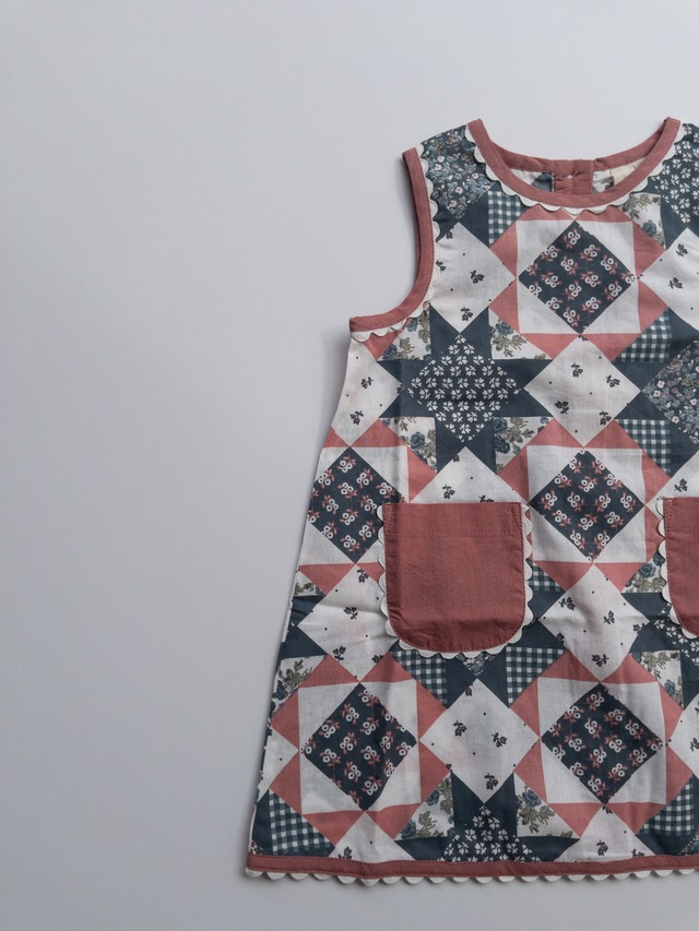 《即納》Little Cotton Clothes /Hannah Dress - Patchwork Floral