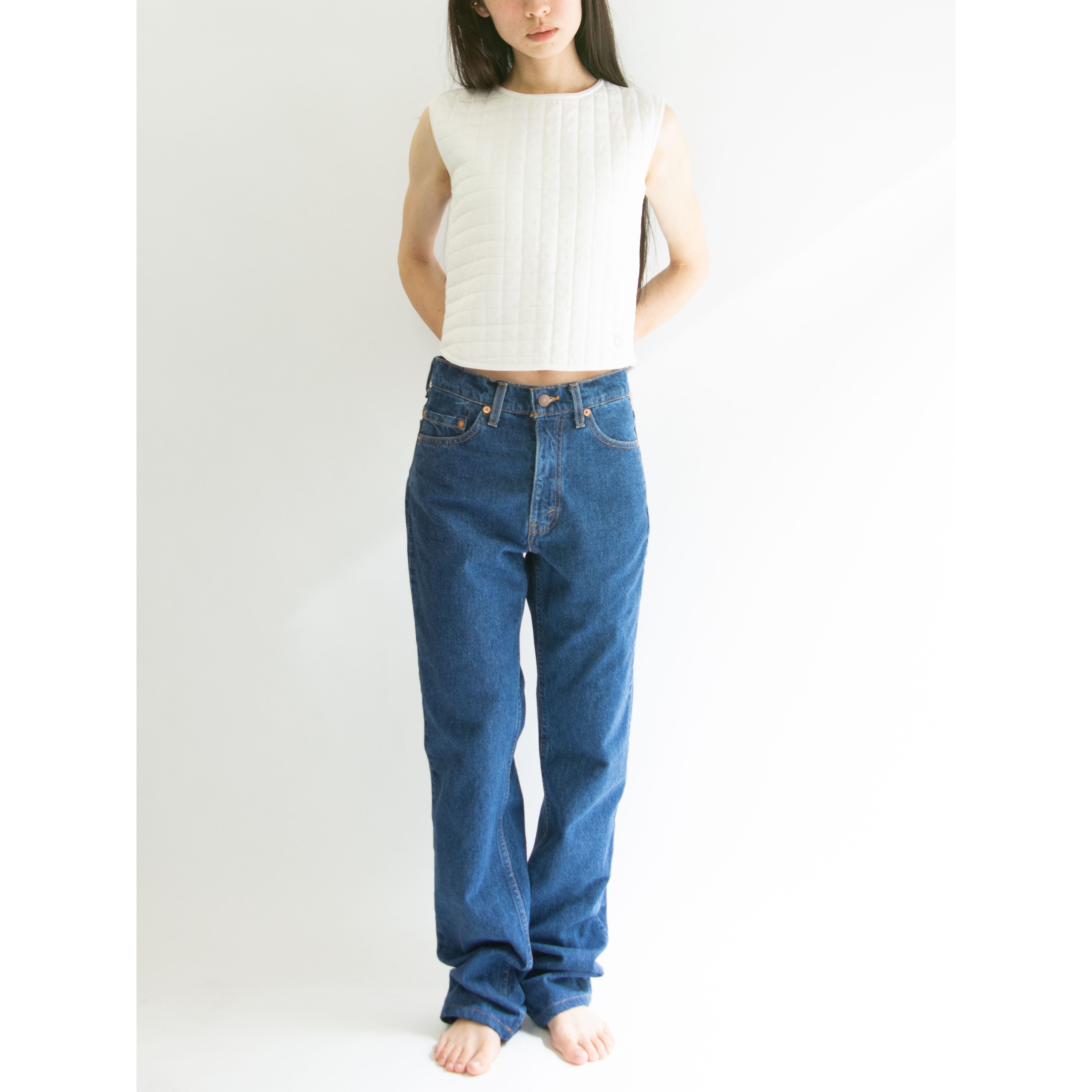 LEVI'S 515 IRREGULAR】Made in U.S.A. 90's straight denim pants W29 ...