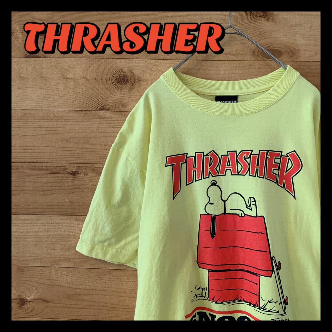 THRASHER】ピーナッツ スヌーピー コラボ Tシャツ スラッシャー | 古着 ...