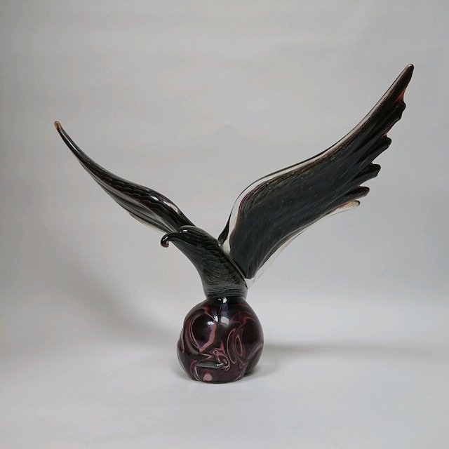 スウェーデン Marcolin Art Crystal "EAGLE" ガラスオブジェ