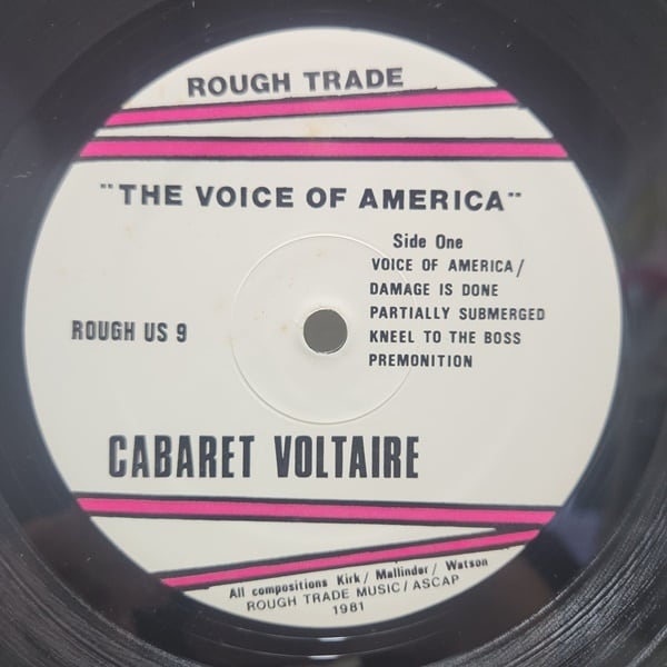 Cabaret Voltaire / The Voice Of America [ROUGH US 9] - 画像3