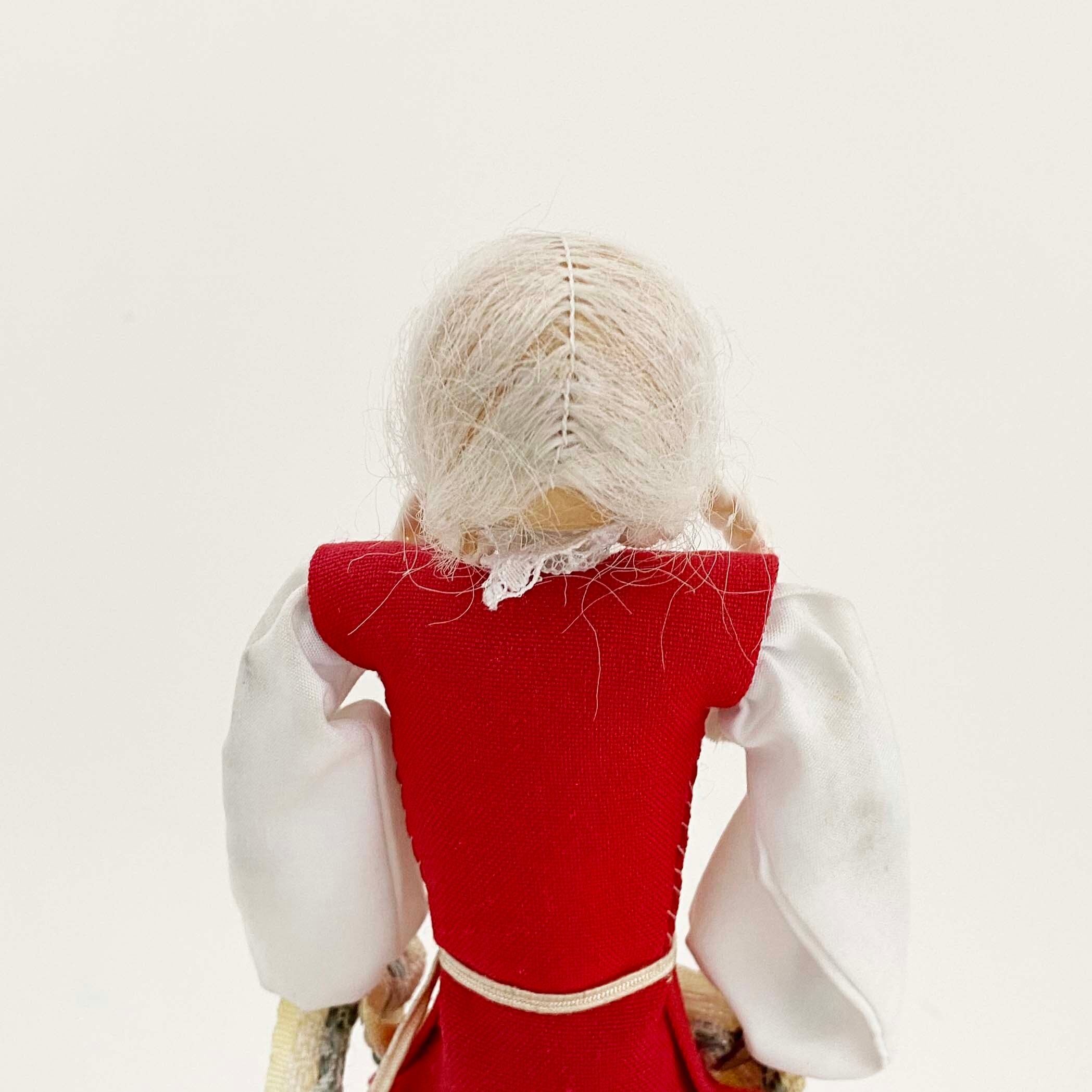 リトアニアの民族人形 ANDO製ヴィンテージ（レースのえり） | kokeshka