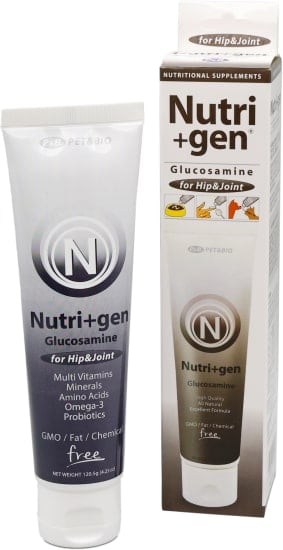 ニュートリプラスジェン Nutri+gen Glucosamine 120g (グルコサミン) 関節サポート サプリメント 犬猫用