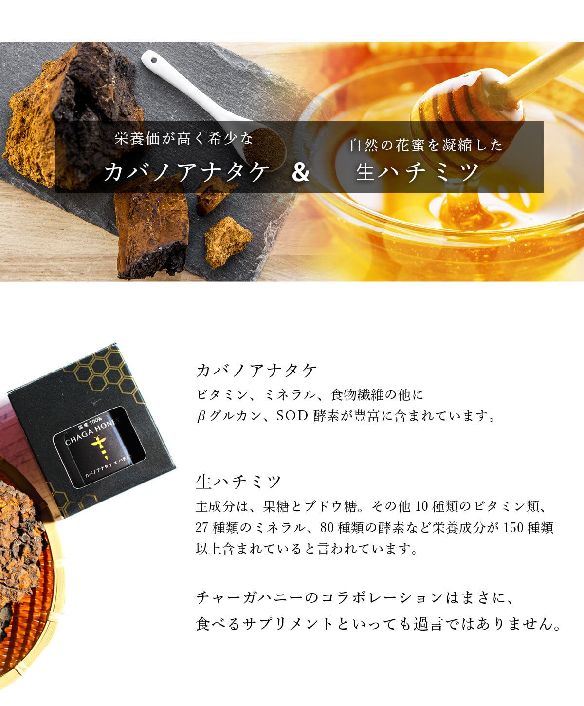 CHAGA HONEY 102g／チャーガハニー | 五縁活力館