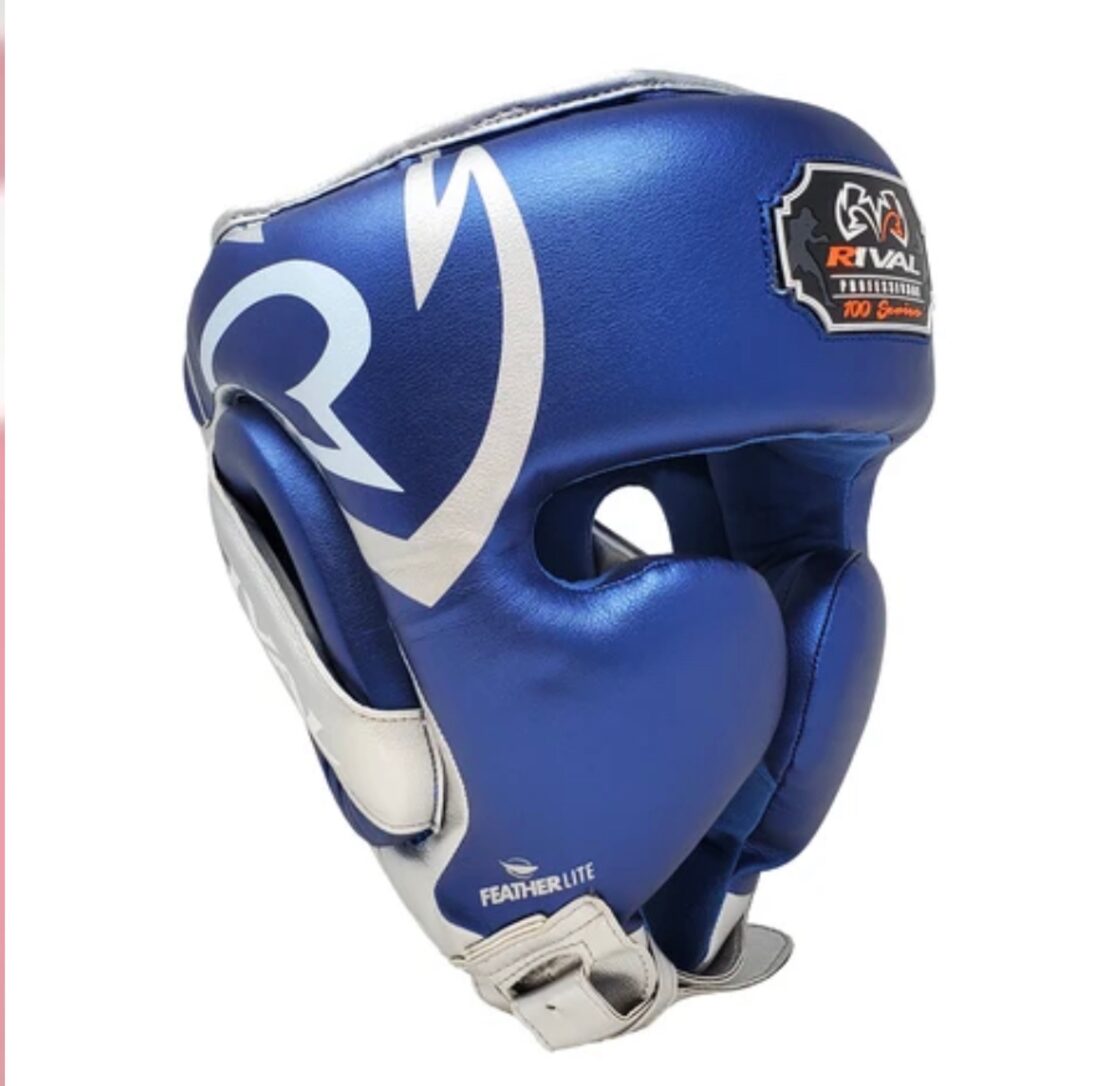 RIVALライバルRHG100プロフェッショナルヘッドギア メタリックブルー 