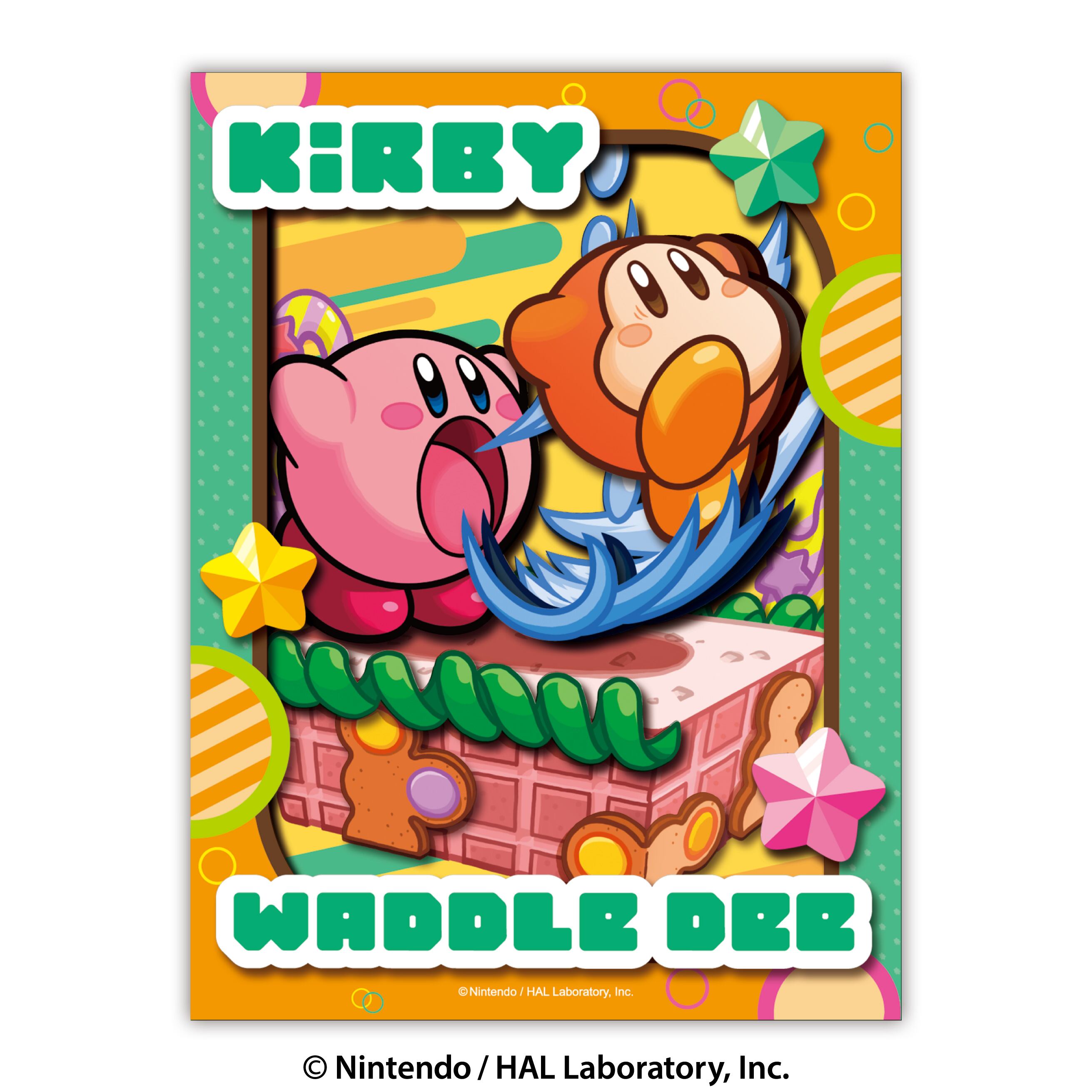 星のカービィ ペーパーシャドーアートミニ SA-M77 Kirby&Waddledee