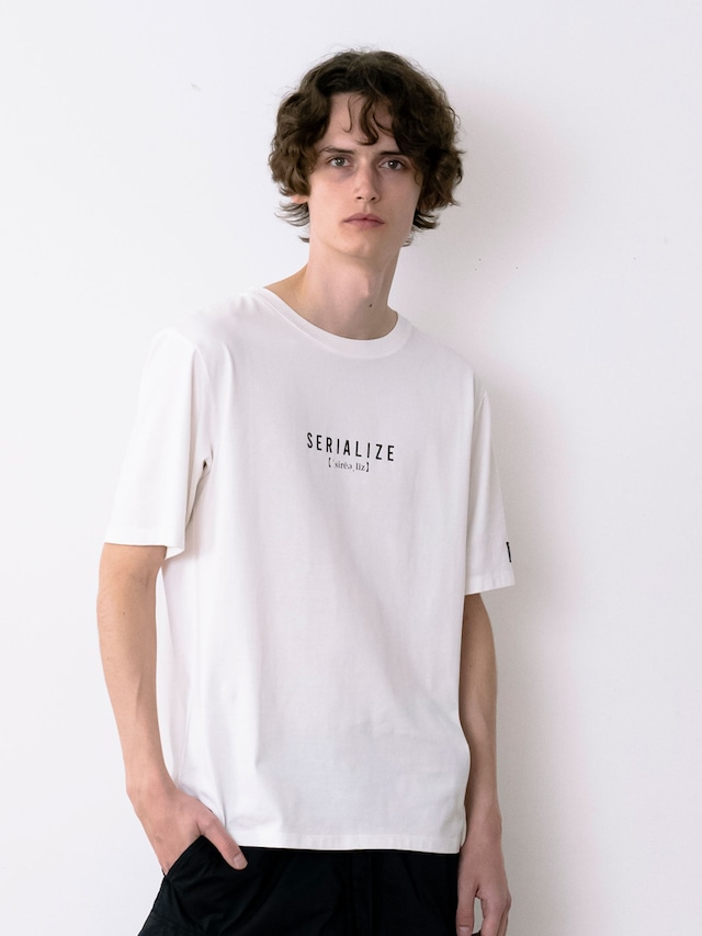 SERIALIZE (シリアライズ) LOGO TEE ロゴTEE / WHITE 423032-90