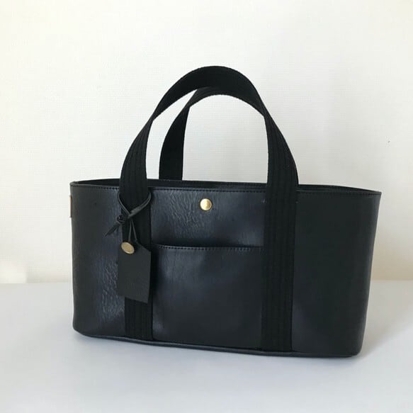 Italy本革 軽量！横長トートレザーバッグ（受注生産）【HpTote