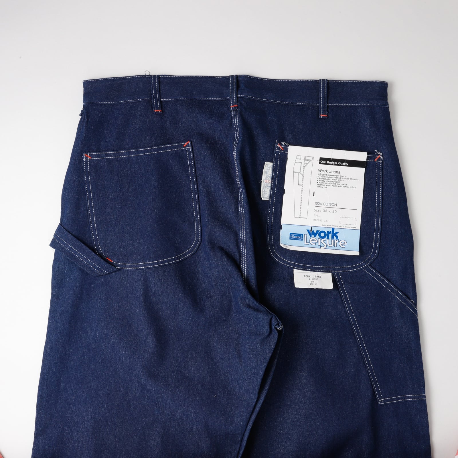未使用】70s special vintage work denim pants Made in USA W38