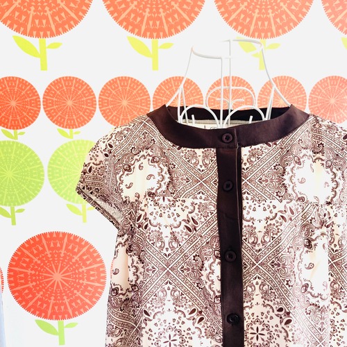 オリエンタルなロングワンピース