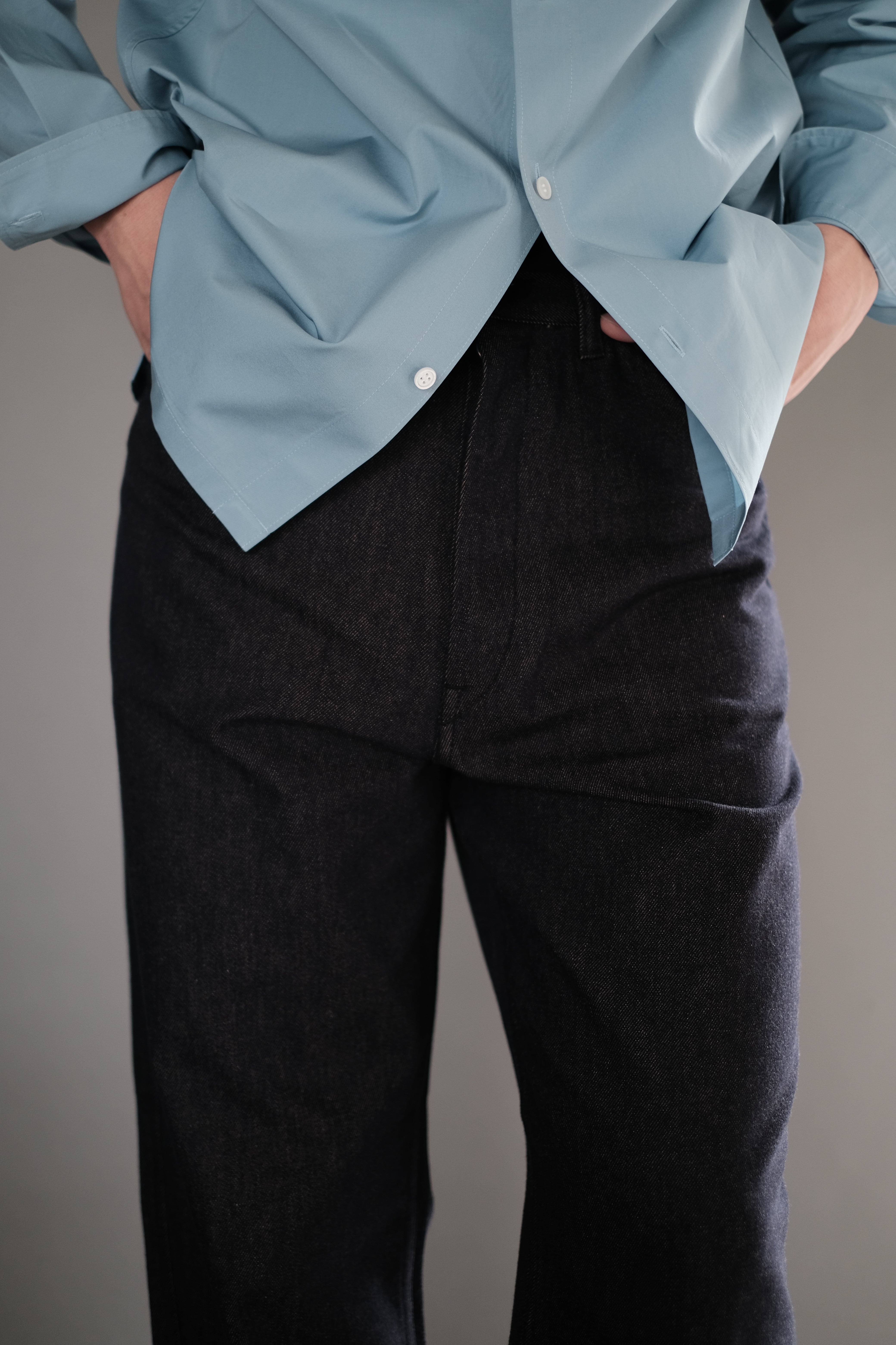 OMAR AFRIDI / 5PKT TROUSERS (CASHMERE & COTTON) | LIVING