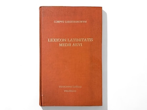 【SG019】【FIRST EDITION】LEXICON LATINITATIS MEDII AEVI Dictionnaire Latin-Francais Des Auteurs Du Moyan Age by Albert Blaise / CORPVS CHRISTIANORVM