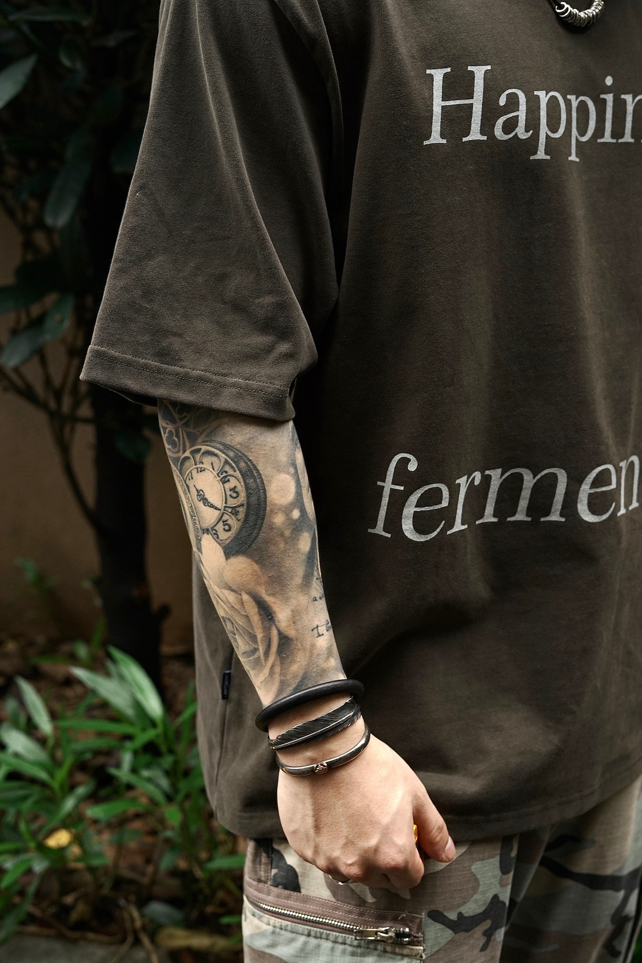 Gnomes Lab Faded Logo Pocket Big T-Shirt フェードロゴ ポケットビッグTシャツ