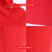 フラメンコ 衣装 Tom claire ファルダ スカート レッスンウェア レッド系 赤 無地 伸縮 ストレッチ ダンス パーティ 発表会 練習着 シンプル 舞台衣装 ダンスウェア レディース 伸縮性