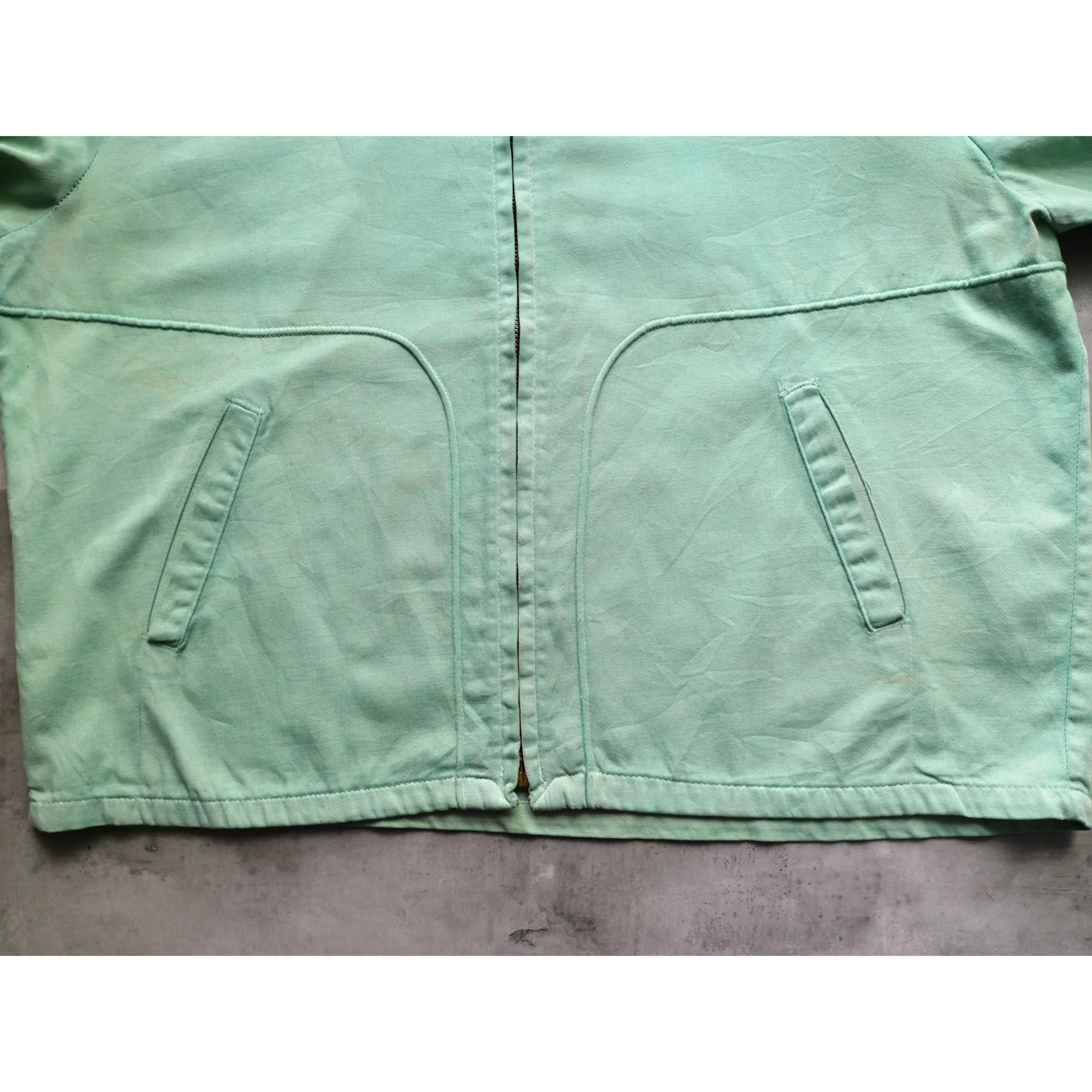 50s- jeanies by blue bell vintage drizzler jkt lime green ジー ...