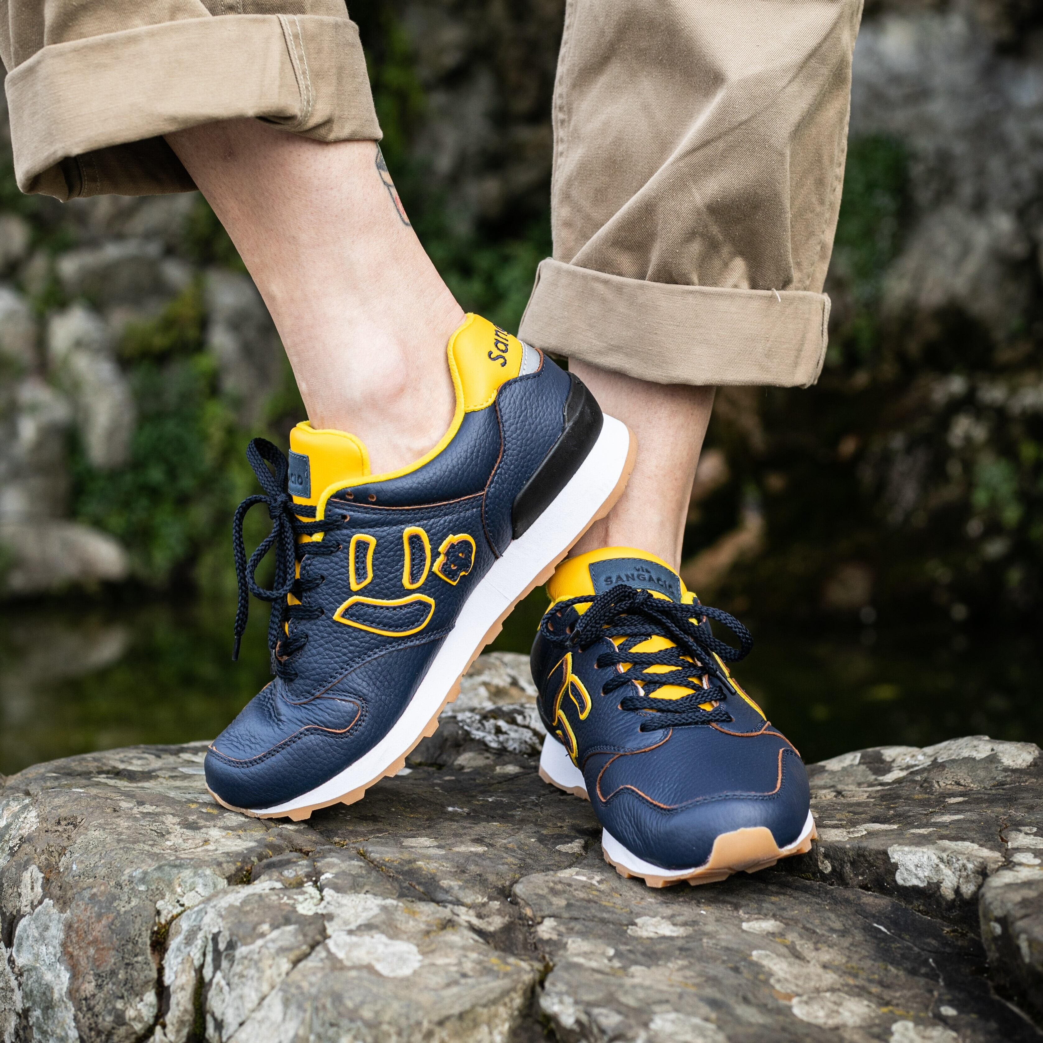 メーカーviaSANGACIO【新品未使用】via SANGACIO　NAVY×YELLOW　7周年記念モデル