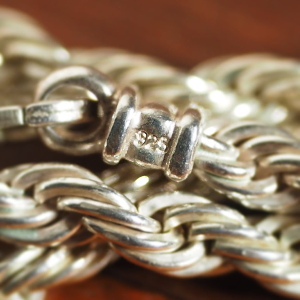 Vintage Silver Twisted Rope Necklace | nanika