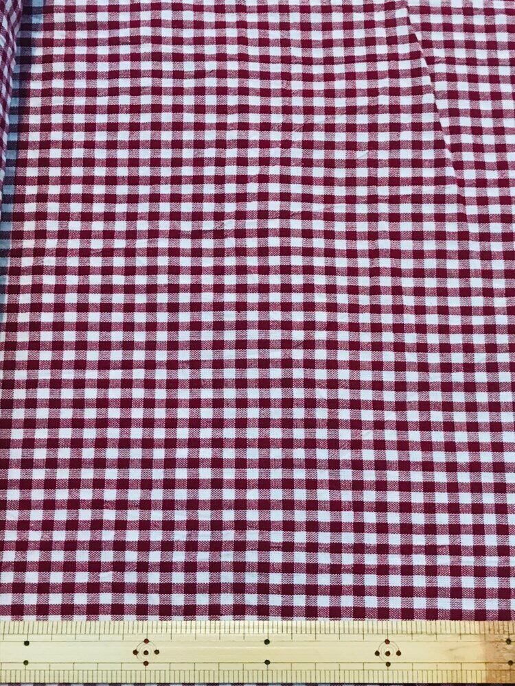 生地販売】赤 ギンガムチェック | USHAKASHAMA