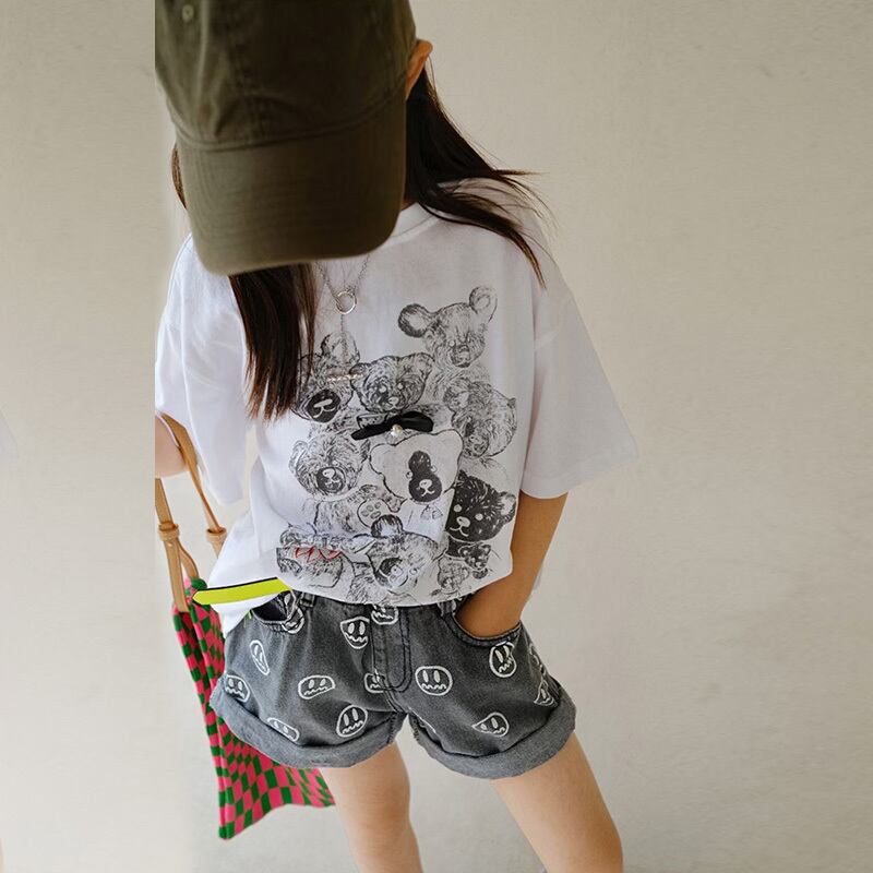 Tシャツ サマースタイルレッドルーズトップス 夏物 トレンディボーイ12552047416