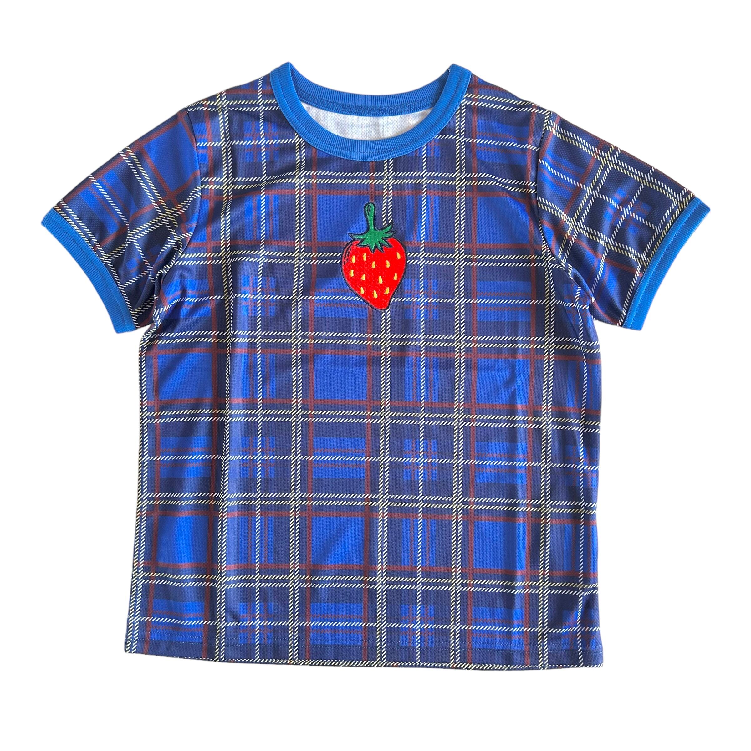 チェックミニTシャツ BLUE | HEIHEI
