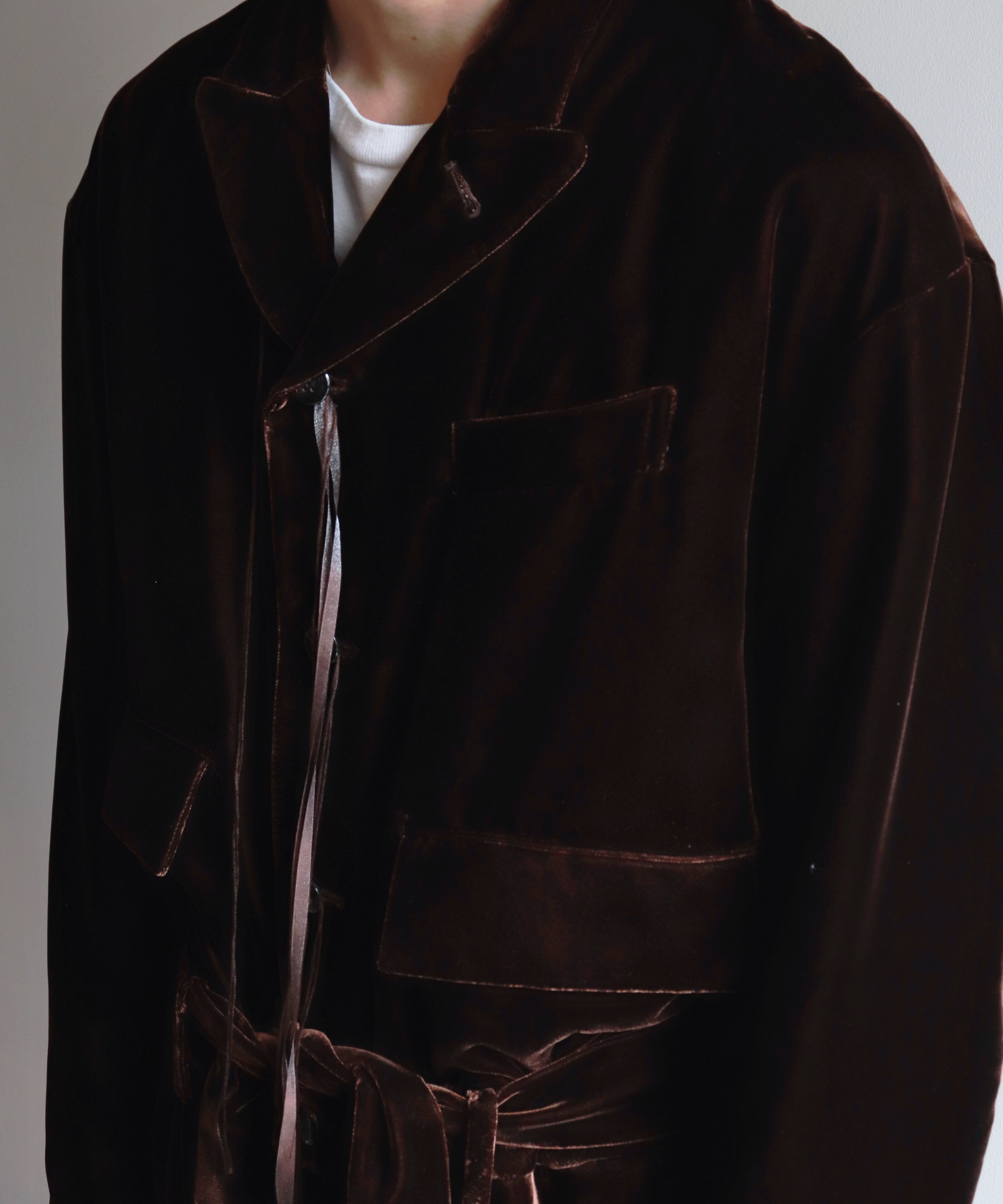 Midorikawa / MID25AW-JK07 VELVET JUMP SUIT (BROWN) | AfterSchool