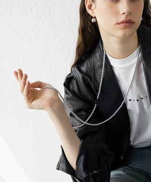 パールネックレスorイヤリング【e-70686】