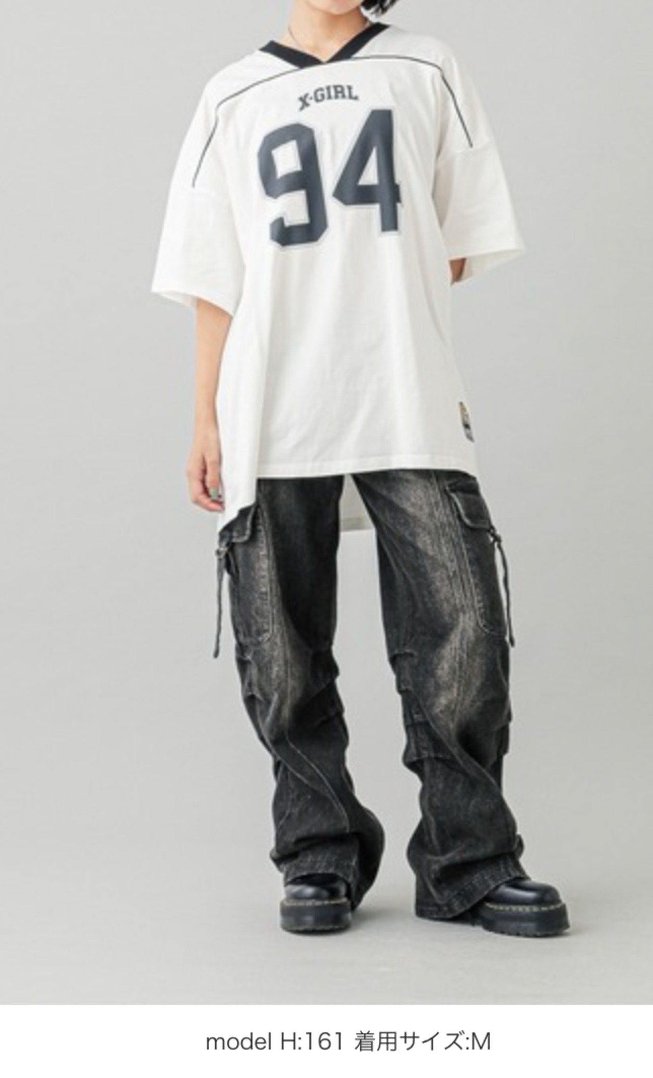すぐ届く☆X-girl 半袖Tシャツ 着まわし力抜群☆ ギフトにも◎ X-girl】NUMBERING S/S BIG TEE DRESS半袖トップス 半袖Tシャツ