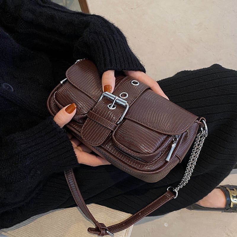 スタンダードオータムウィンターチェーン レトロ 秋物 冬物 メッセンジャーバッグ Tiancai_Wing_Bag46781987290