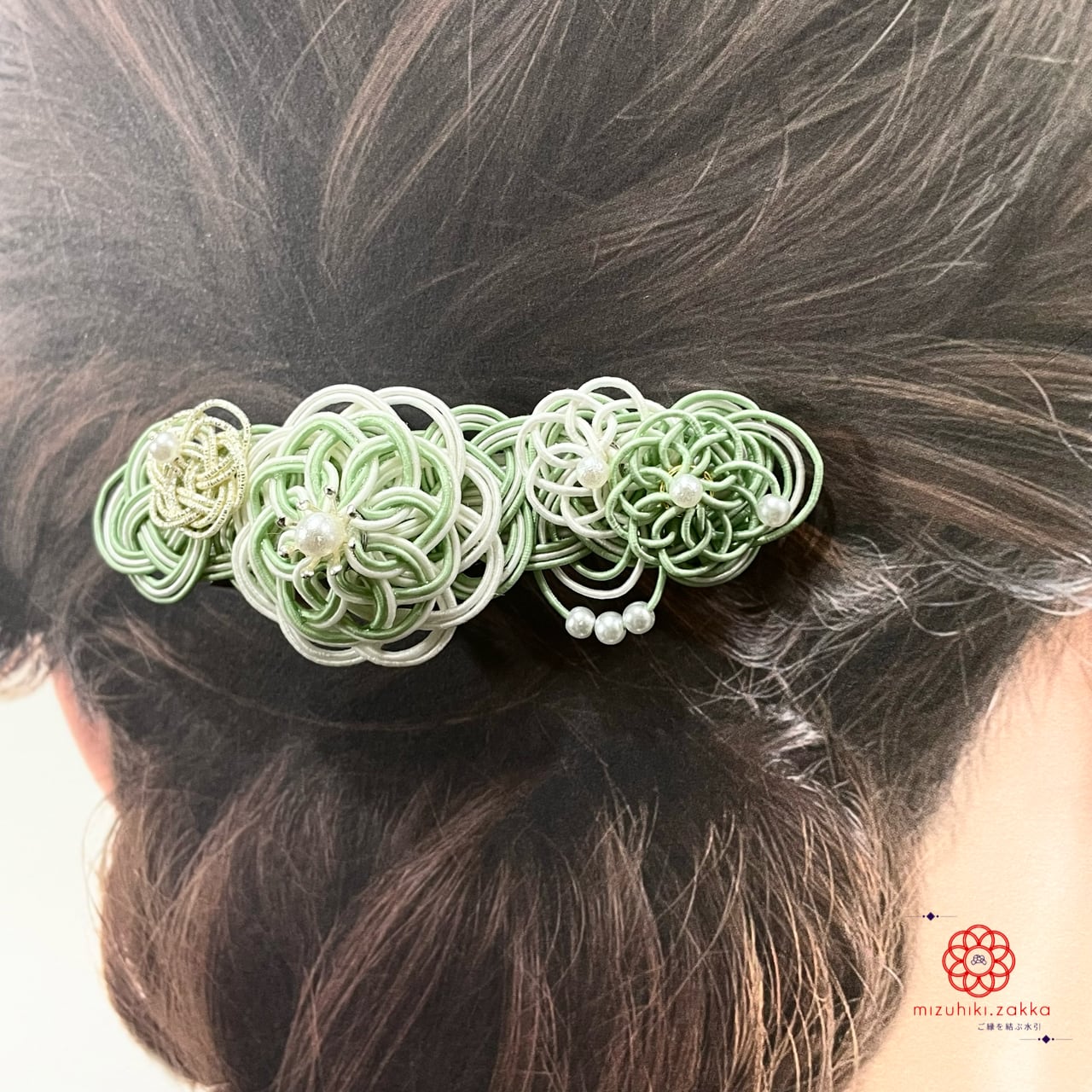 No.139 水引バレッタ ハンドメイド 髪飾り 商品の状態:新品 【公式通販】