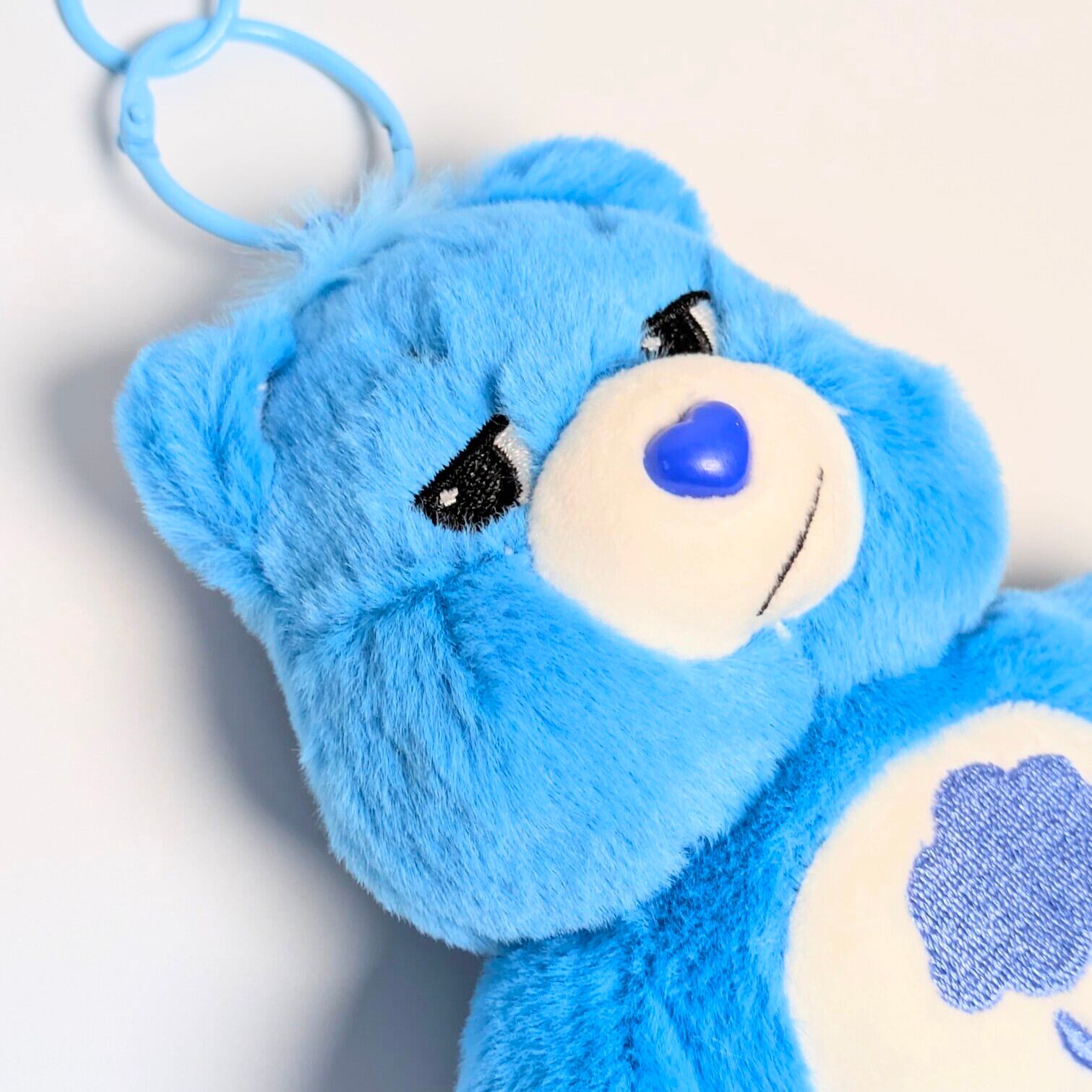 【 Care Bears（ケアベア）】 『 Grumpy Bear グランピーベア 』ぬいぐるみキーホルダー / plush keyholder〚アメリカン雑貨 アメトイ〛