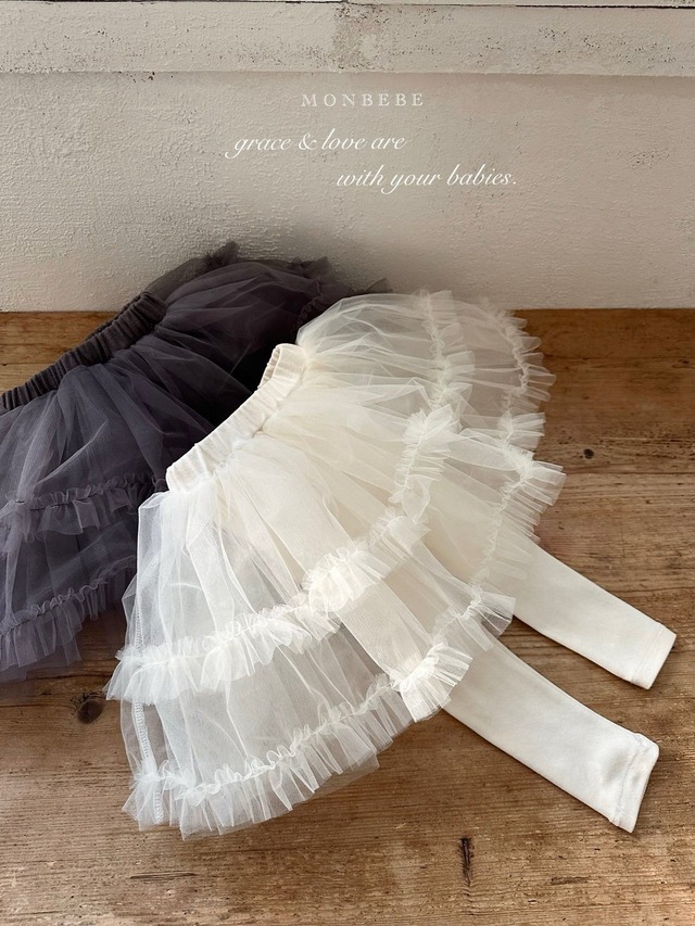 送料無料【予約】lily tutu leggings /monbebe