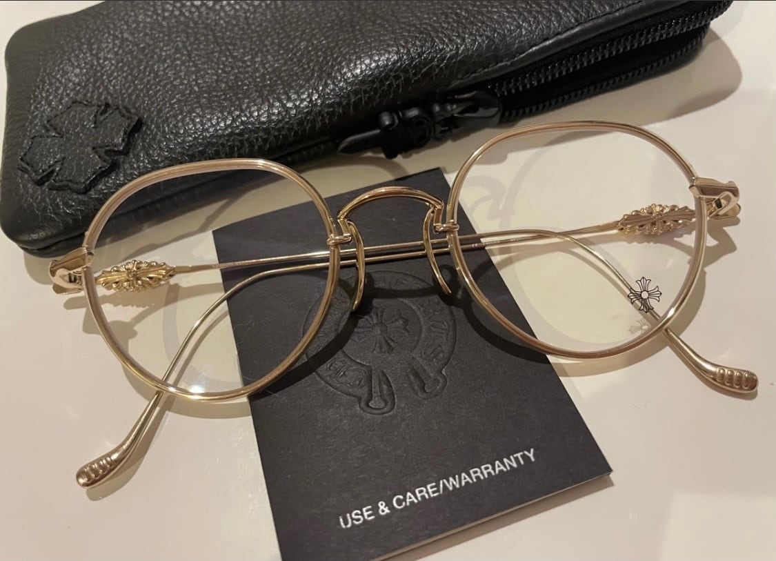 CHROME HEARTS クロムハーツ 伊達眼鏡 メガネ