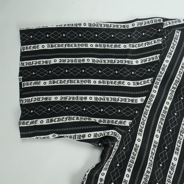 Size【M】 SUPREME シュプリーム 26SS Old English Stripe Silk S/S