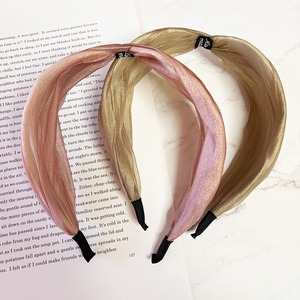 シフォンカチューシャ  レディース ヘアアクセサリー まとめ髪 ヘアアレンジ  w-0306