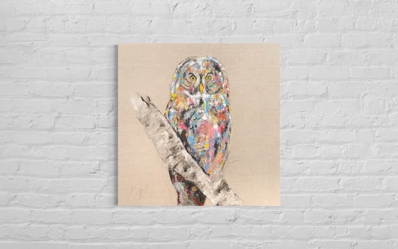 owl / フクロウ / 梟の現代アート作品 絵画販売 | TOMOYA OFFICIAL