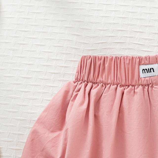 【BABY】英字タグ刺しゅうかぼちゃショートパンツ - 11