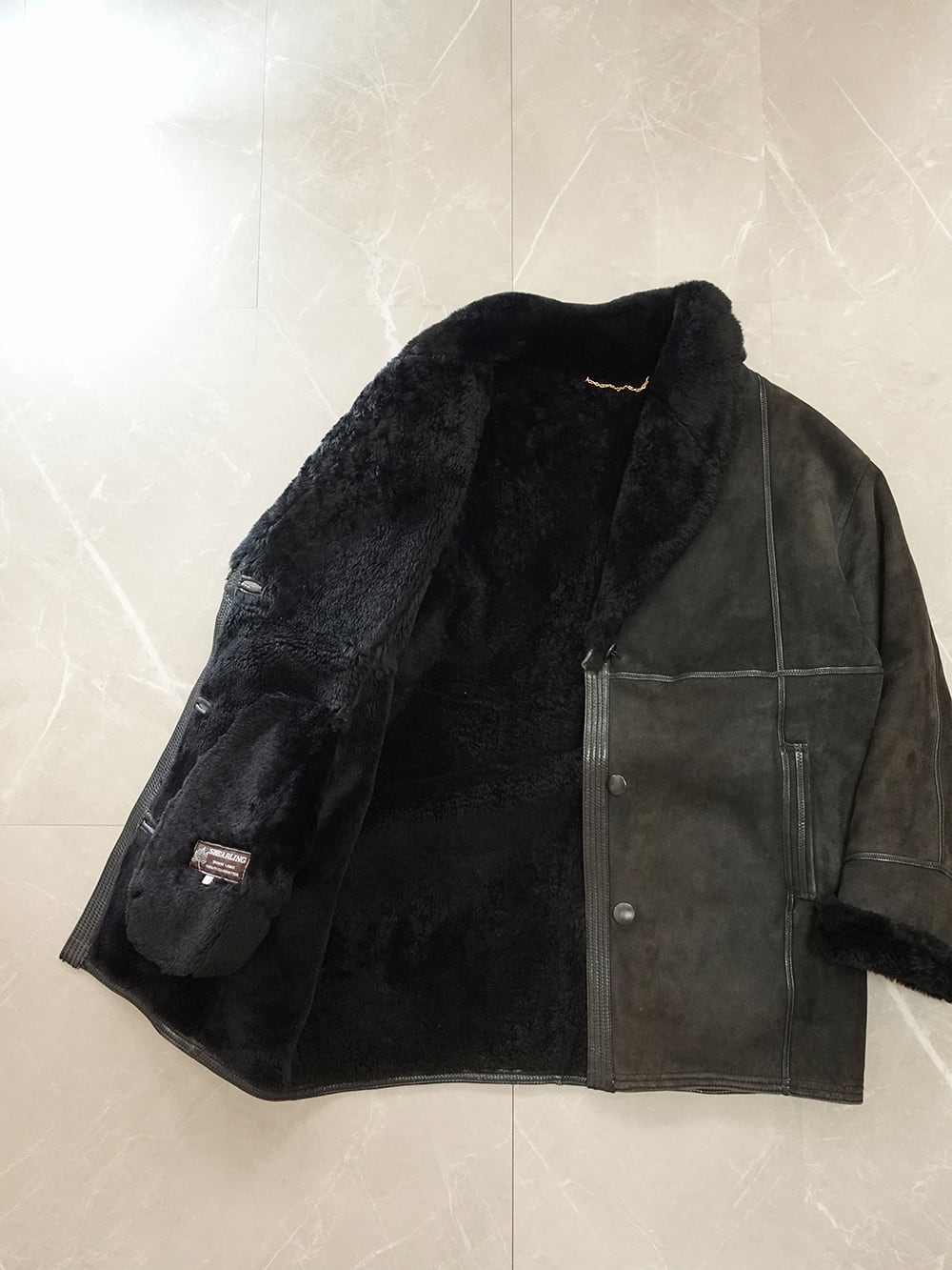 90s YOSHIKI HISHINUMA MOUTON JACKET/菱沼良樹ムートンジャケット | 糢糊