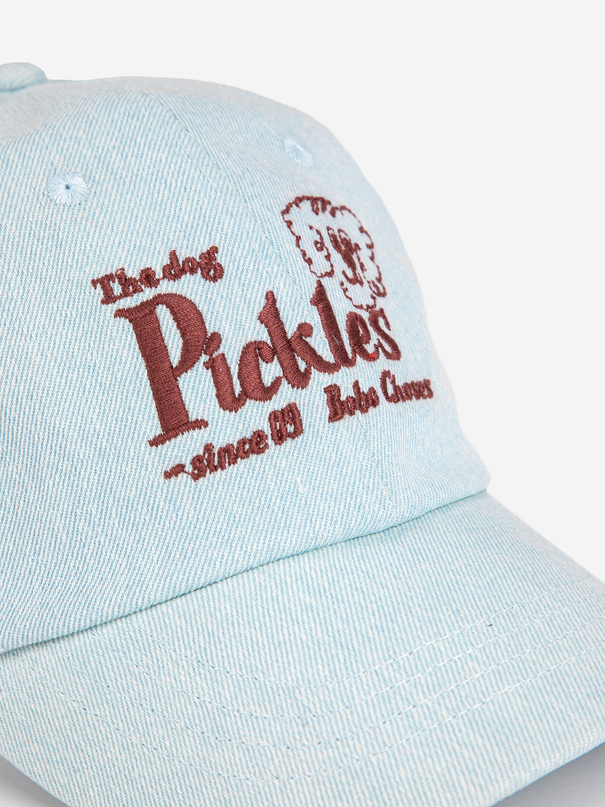 26SS】bobochoses(ボボショーズ)Pikles The Dog denim cap(52cm/54cm