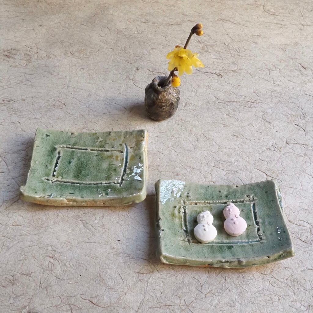 藤本 秀/角小皿