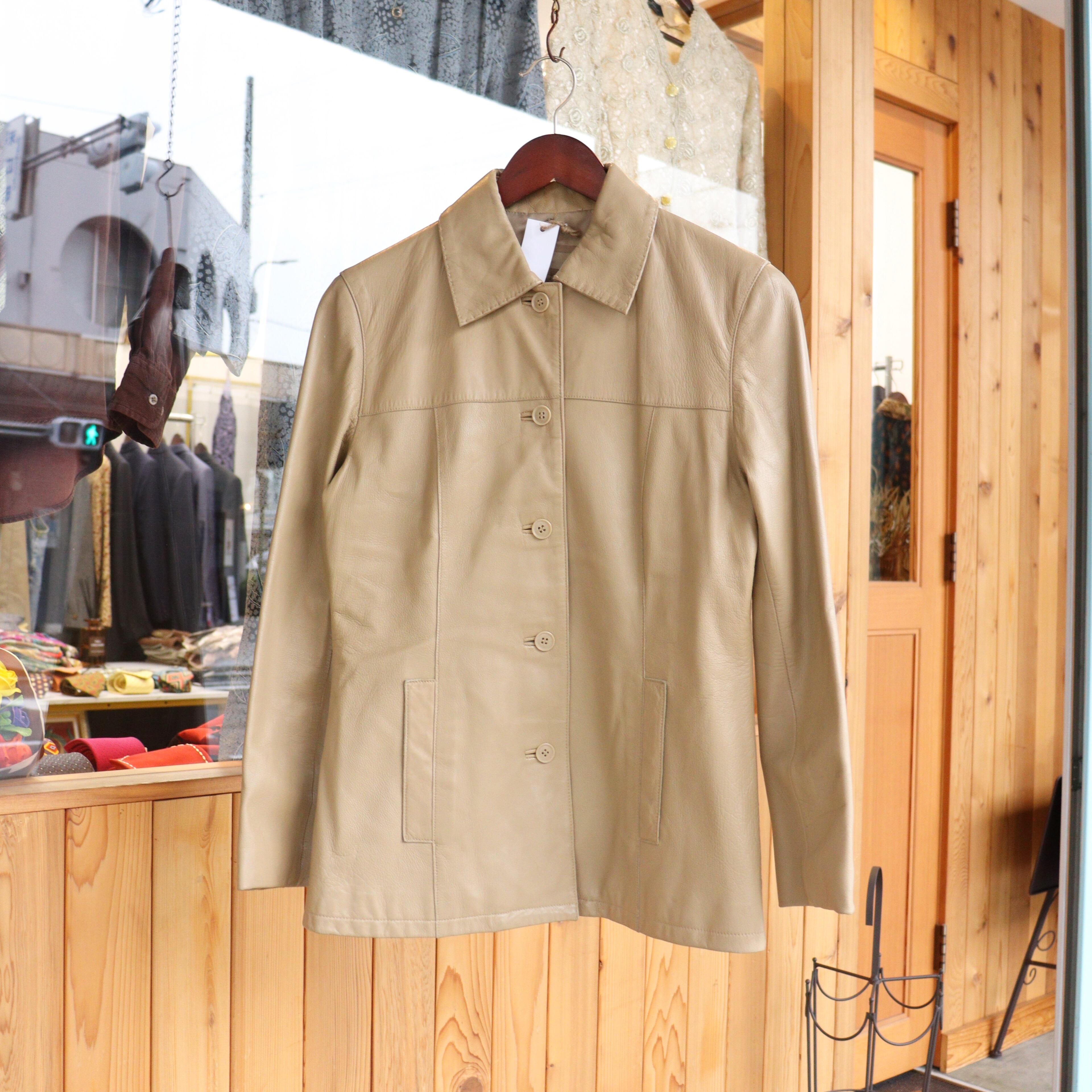 JAPAN vintage lamb leather jacket